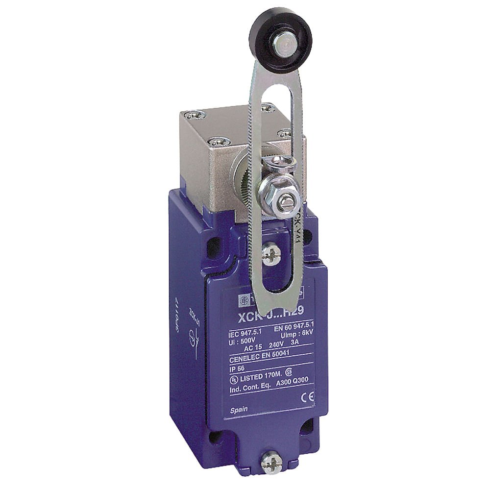 [Imagem FIM DE CURSO NA+NF ALAVANCA VARIAVEL PLASTIC TIC XCKJ10541 SCHNEIDER]