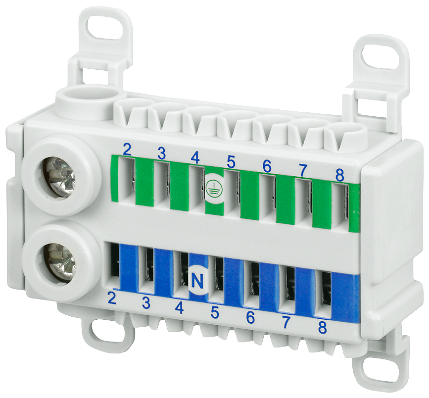400-ZS TERMINAL N/PE 14 POL. 2X TERMINAL DE PARAFUSO   DE 14MM2 14X TERM 8GS40343 SIEMENS