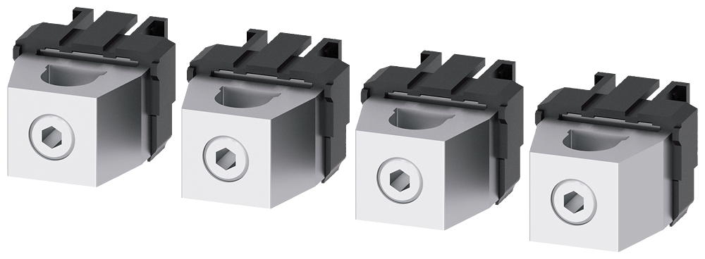 TERMINAL PARA CONDUTOR DE SEÇÃO CIRCULAR CU 4 PÇ. ACESSÓRIOS PARA: 3VA52 250 3VA92340JD11 SIEMENS
