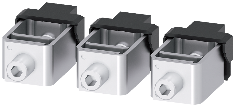 [Imagem TERMINAL COM MOLDURA 3 PEÇAS ACESSÓRIOS PARA: 3VA2 250 3VA92630JA12 SIEMENS]