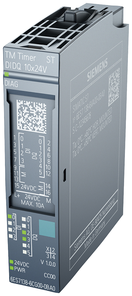 [Imagem MÓDULO DIGITAL ET200SP 6ES71386CG000BA0 SIEMENS]