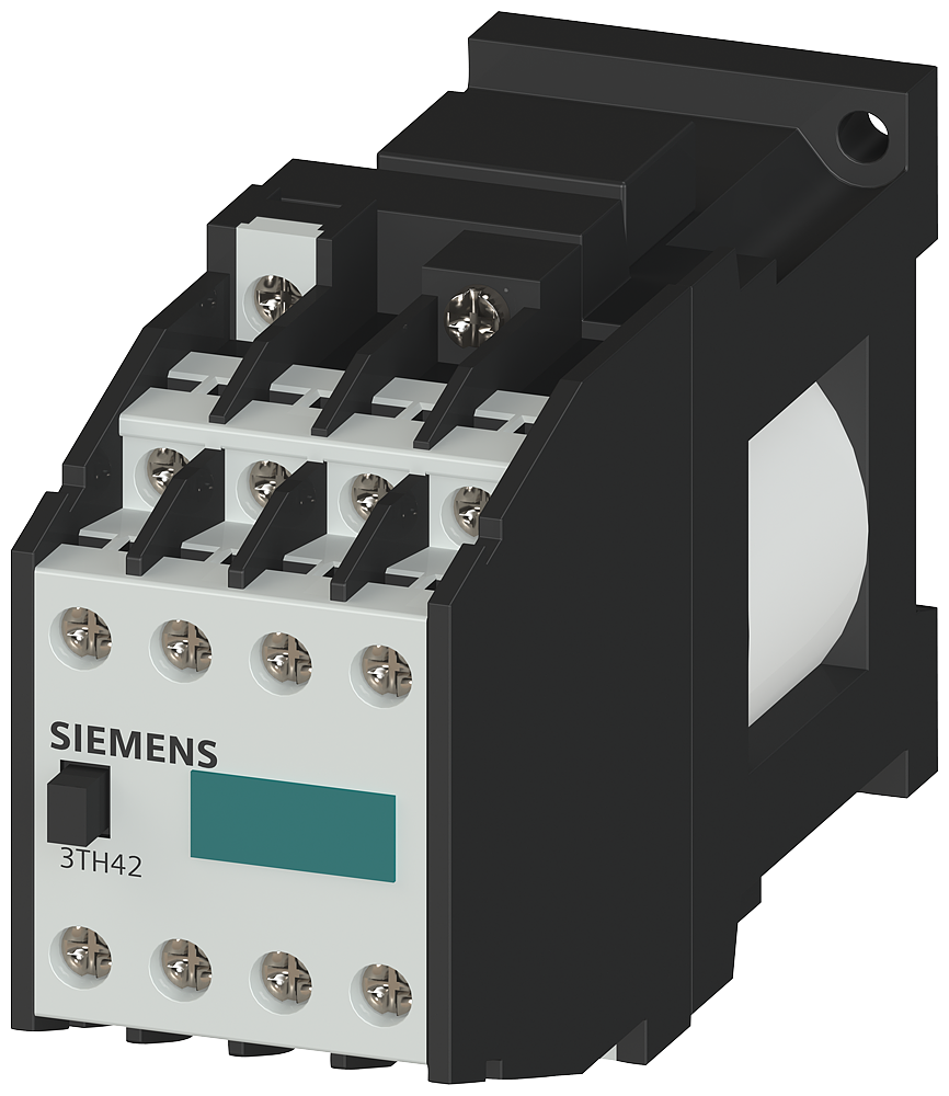 CONTATOR AUXILIAR 53E PARA APLICAÇÕES FERROVIÁRIAS 5NO+3NCREA DE TRABALHO 3TH42530LB4 SIEMENS