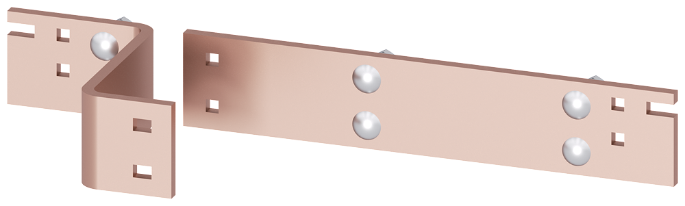 COBRE BARRAMENTO ACOPLAMENTO N 30X10MM ATÉ 1600 A L: 600MM 8LK60354AA18 SIEMENS