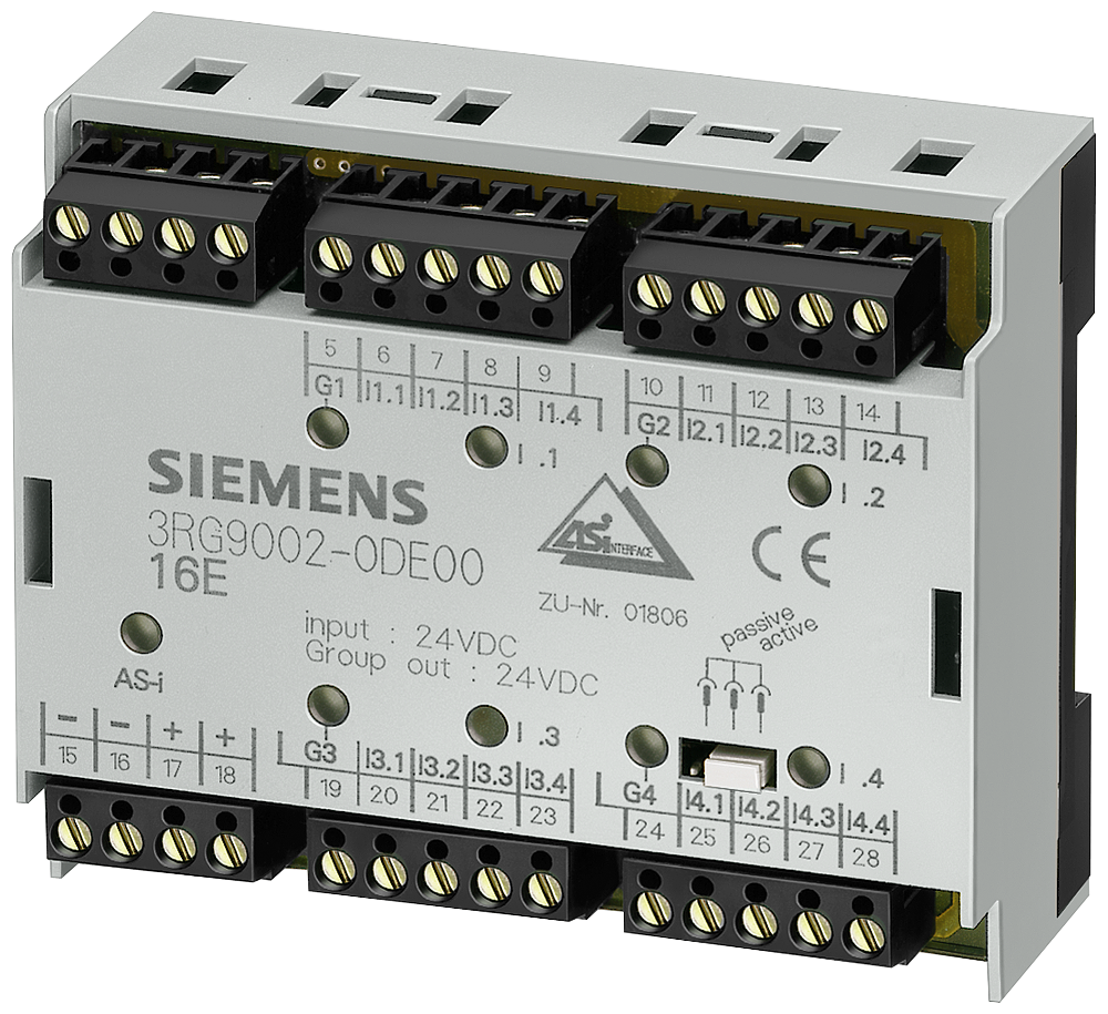 AS-I MÓDULO F90 IP20 DIGITAL 16E (MULTIPLEXING) 16X1 ENTR. 3RG90040DE00 SIEMENS
