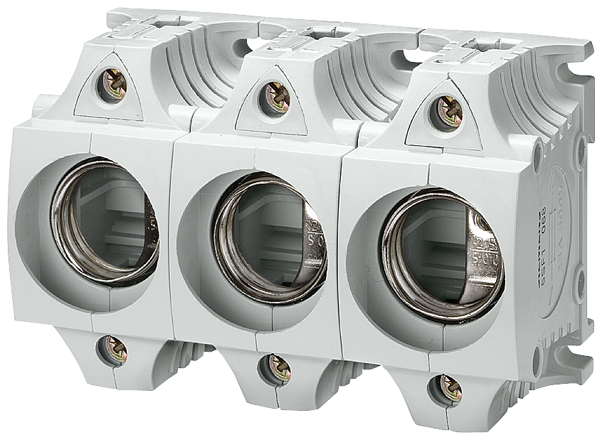 BASE DE FUSÍVEL DIAZED TAMANHO III MATERIAL DE MOLDAGEM DE 3 POLOS PROTEGIDO 5SF5268 SIEMENS