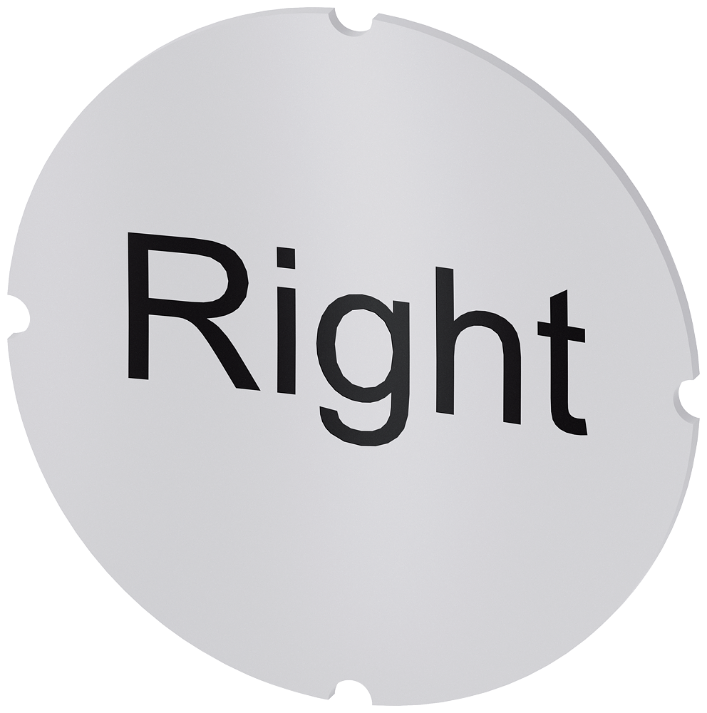 [Imagem do produto PLACA EMBUTIDA PARA BOTÃO DE PRESSÃO ILUMINADO, REDONDO, LEITOSO, INSCRIÇÃO:  3SU19000AB710DQ0 SIEMENS]