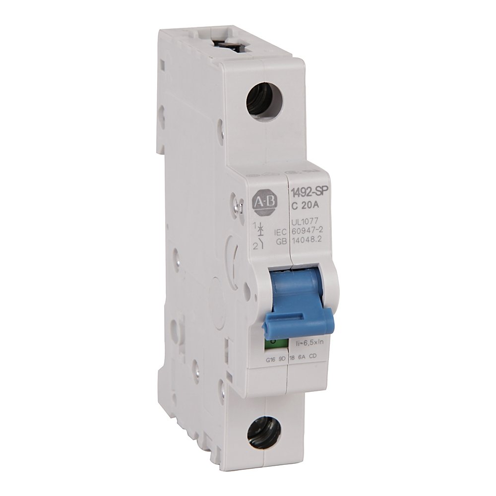 [Imagem DISJUNTOR PROTECAO MONOPOLAR MCB 16A 1492SPM1D160 ROCKWELL ALLEN BRADLEY]