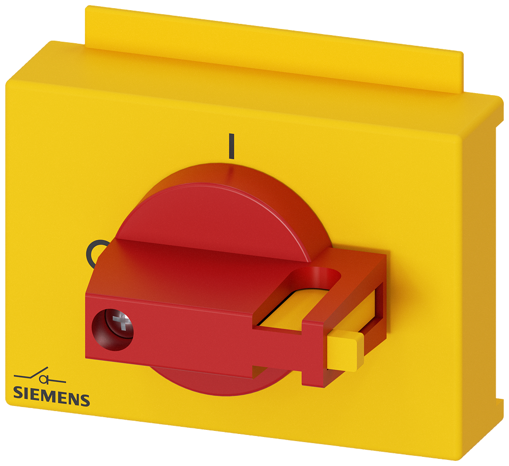 ACESSÓRIOS PARA 3KD0 TAM. 01 ACIONAMENTO DIRETO VERMELHO/AMARELO DE 3 POLOS 3KD90118C SIEMENS