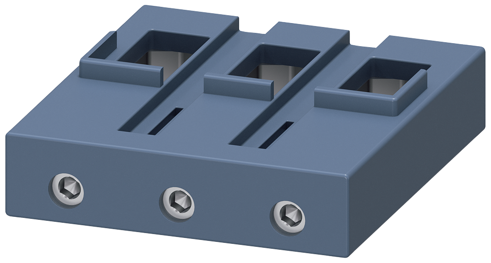 [Imagem BLOCO DE TERMINAIS COM MOLDURA, DE 3 POLOS PARA CONTATOR TAMANHO S3, 3RT2.4 3RT29464G SIEMENS]