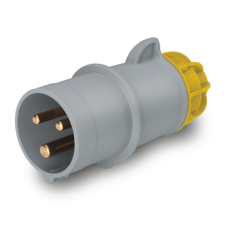 [Imagem PLUGUE MÓVEL 2P+E IP44 32A 4H 100-130V 214.3230 SCAME]