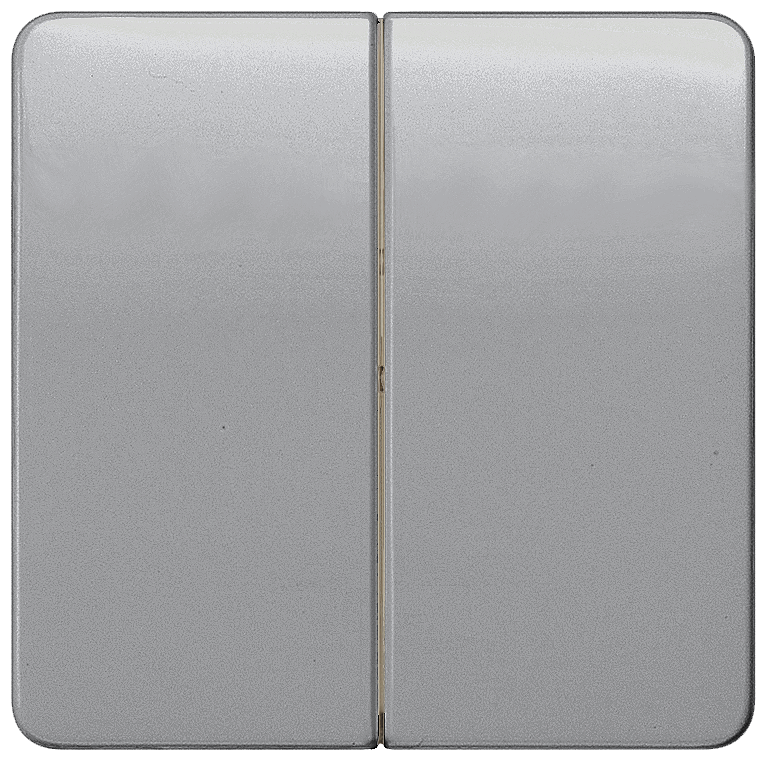 BÁSCULA 2X NEUTRA PARA INTERRUPTOR SERIAL PRATA 5TG7925 SIEMENS