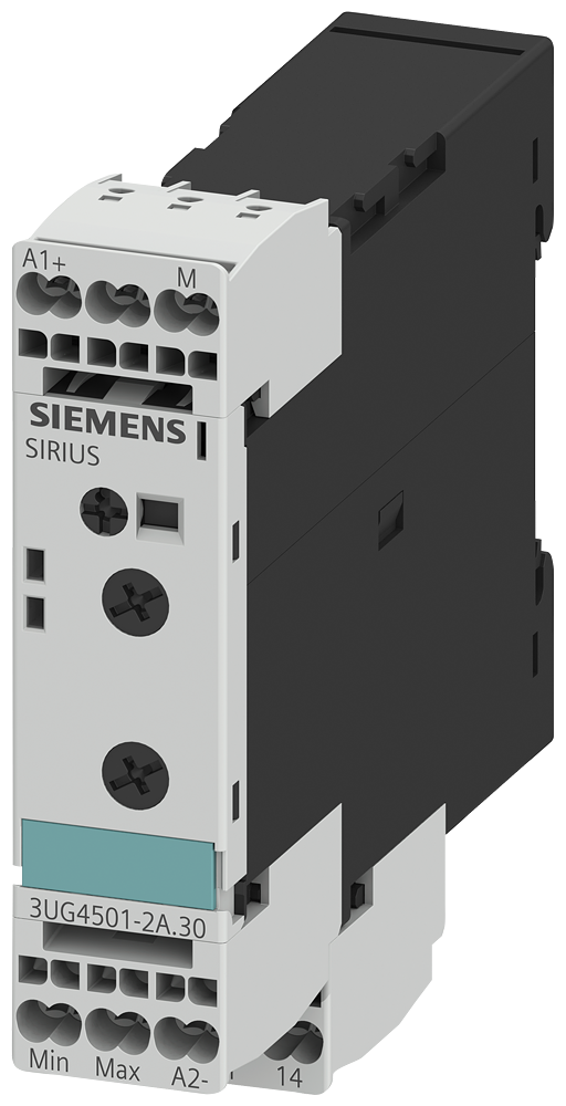 RELÉ DE MONITORAMENTO ANALÓGICO MONITORAMENTO DE RESISTÊNCIA DE 2 ATÉ 200KOHM 3UG45012AW30 SIEMENS