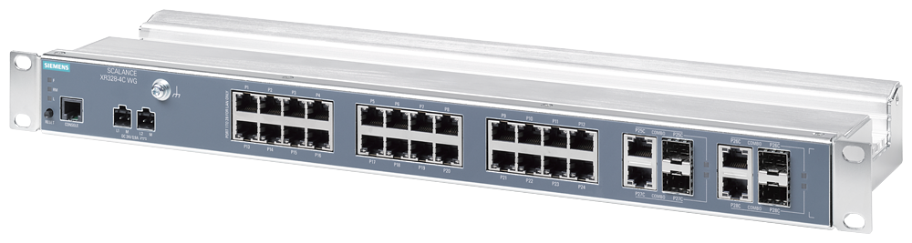 [Imagem SCALANCE XR328-4C WG (24XFE, 4XGE, 24V) 6GK53284FS002AR3 SIEMENS]