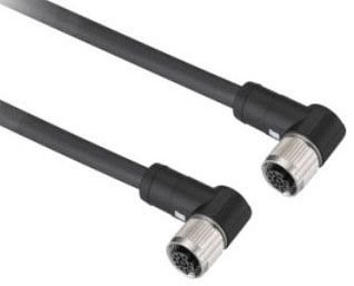 [Imagem CABO PUR 12 P COM CONECTOR M12-M12 FM  XZCRB4545P14L2 TELEMECANIQUE]