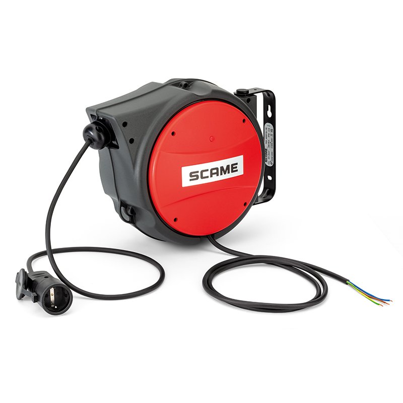 [Imagem do produto ENROLADOR DE CABO AUTOMÁTICO10M 3X2,5MM² H05VV-F IP42 751.40325-10 SCAME]