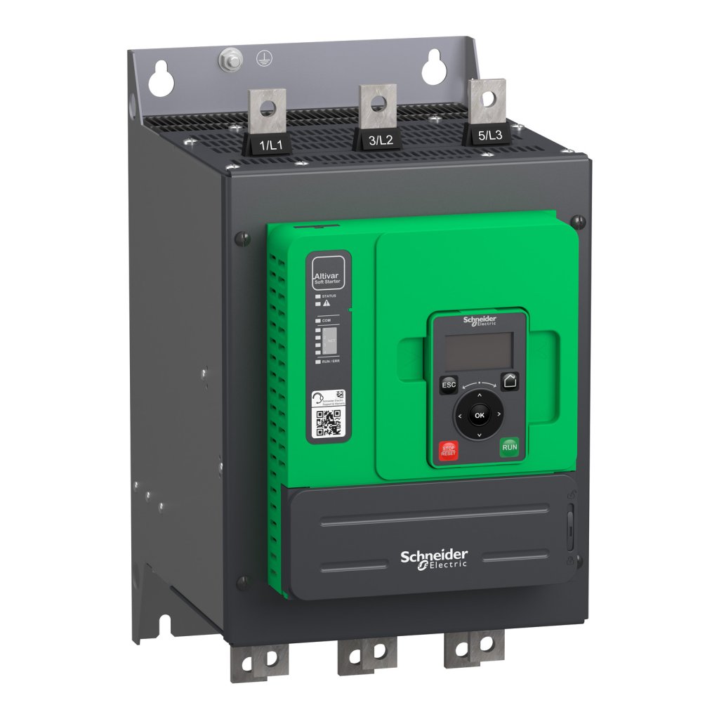 [Imagem SOFT STARTER TRIFÁSICO 45/132KW 170A 208/690V 50/60HZ ATS480 ATS480C17Y SCHNEIDER]