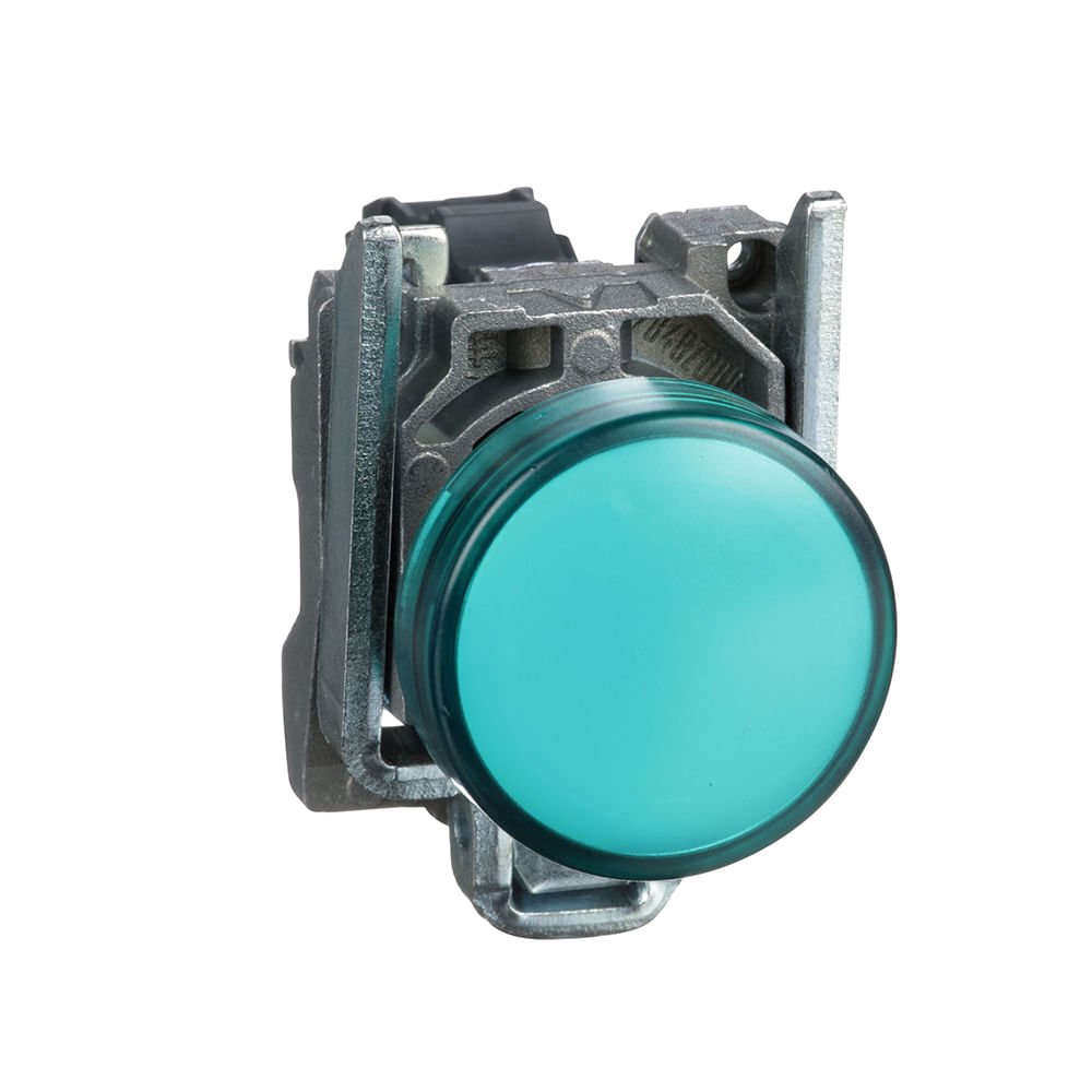 [Imagem SINALIZADOR MODULAR Ø22MM METÁLICO, LED, VERDE, 110...120VCA XB4BVG3 SCHNEIDER]