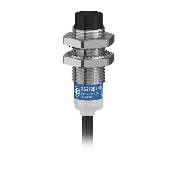 [Imagem SENSOR INDUTIVO M12 SN 8MM PNP NA 2M XS212B4PAL2 TELEMECANIQUE]