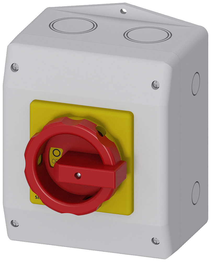 SECCIONADOR DE CORTE EM CARGA 3LD INTERRUPTOR DE PARADA DE EMERGÊNC 3LD25651TC53 SIEMENS
