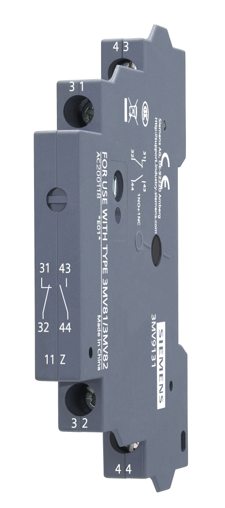 [Imagem CONTATOR AUXILIAR 1NA+1NF 3MV8 3MV91313AA00 SIEMENS]
