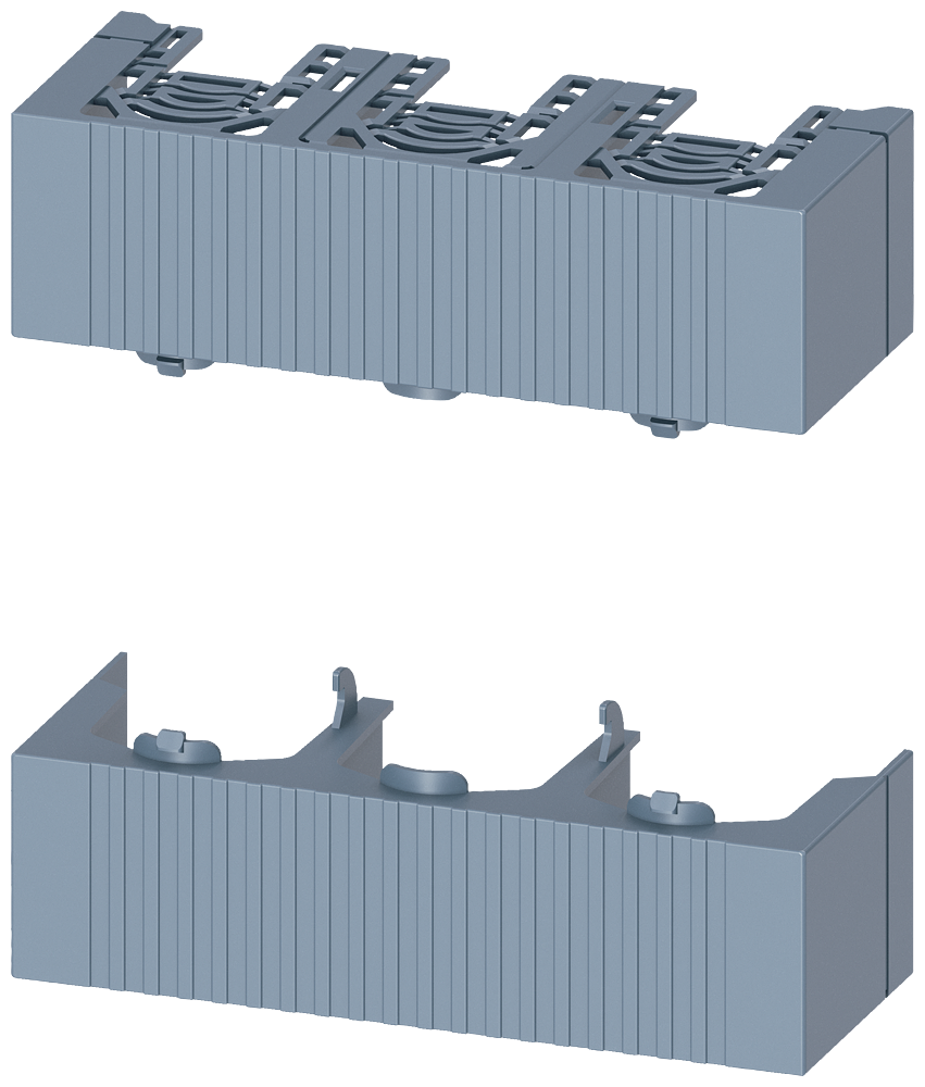 [Imagem do produto TAMPA DA CONEXÃO DO CABO, PARA TAMANHO NH1, ACESSÓRIOS 3NP19431CB00 SIEMENS]
