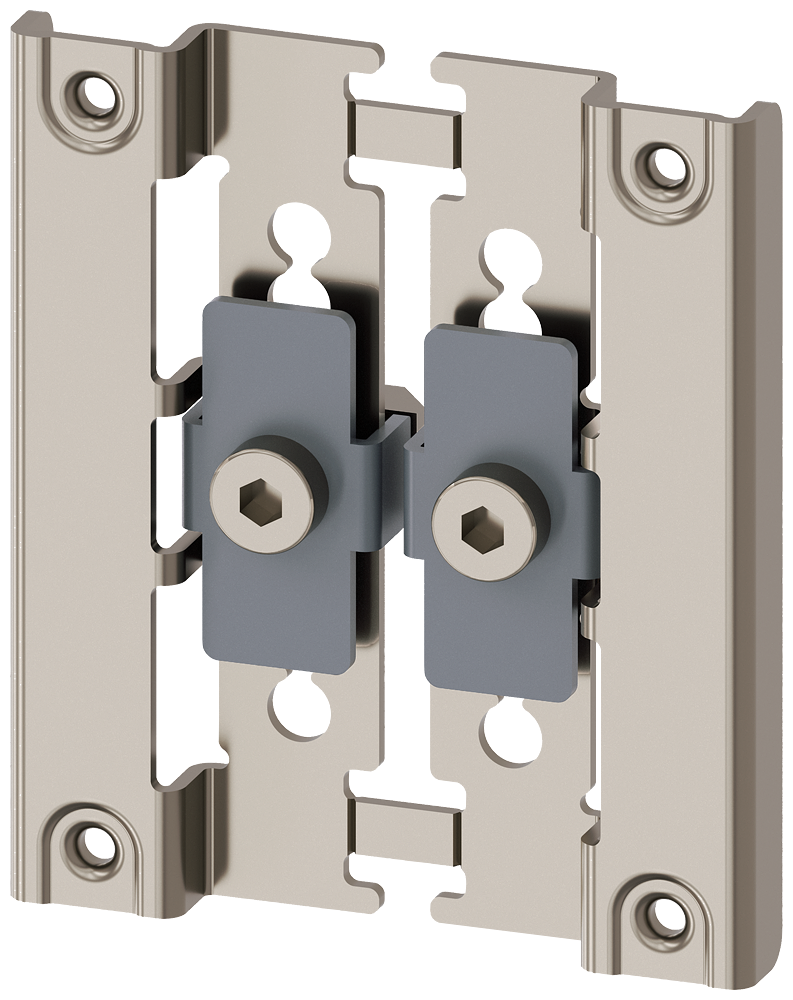 ADAPTADOR DE MONTAGEM DE PERFIL DE BUSCA PARA CARCAÇA METAL CINZA ARENOSO 3SU19500JE800AA0 SIEMENS