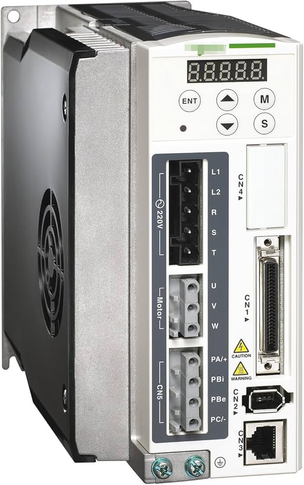 [Imagem do produto SERVODRIVE MONOFÁSICO/BIFÁSICO 750W ANALÓGICO PLS 200/255VAC LXM23DU07M3X SCHNEIDER]