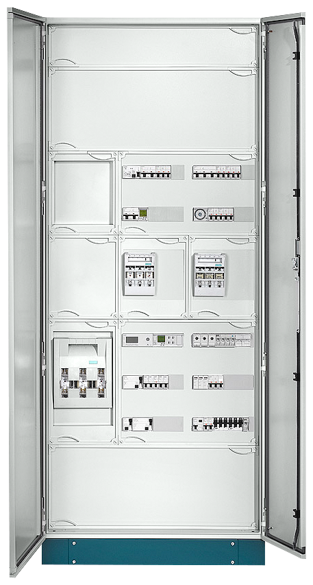 CONJUNTO DE INSTALAÇÃO A=300 L=500 4X 3NP4070 NA CHAPA DE SUPORTE 8GK45552KK22 SIEMENS