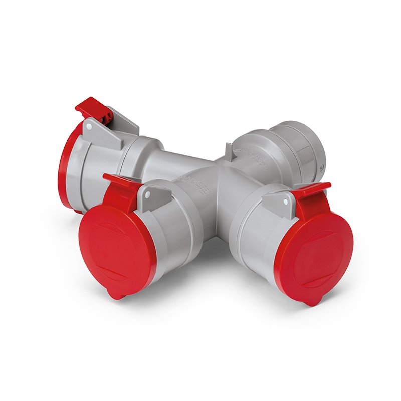 [Imagem do produto ADAPTADOR 3X3P+N 380V 16A IP44 600.3005-064 SCAME]