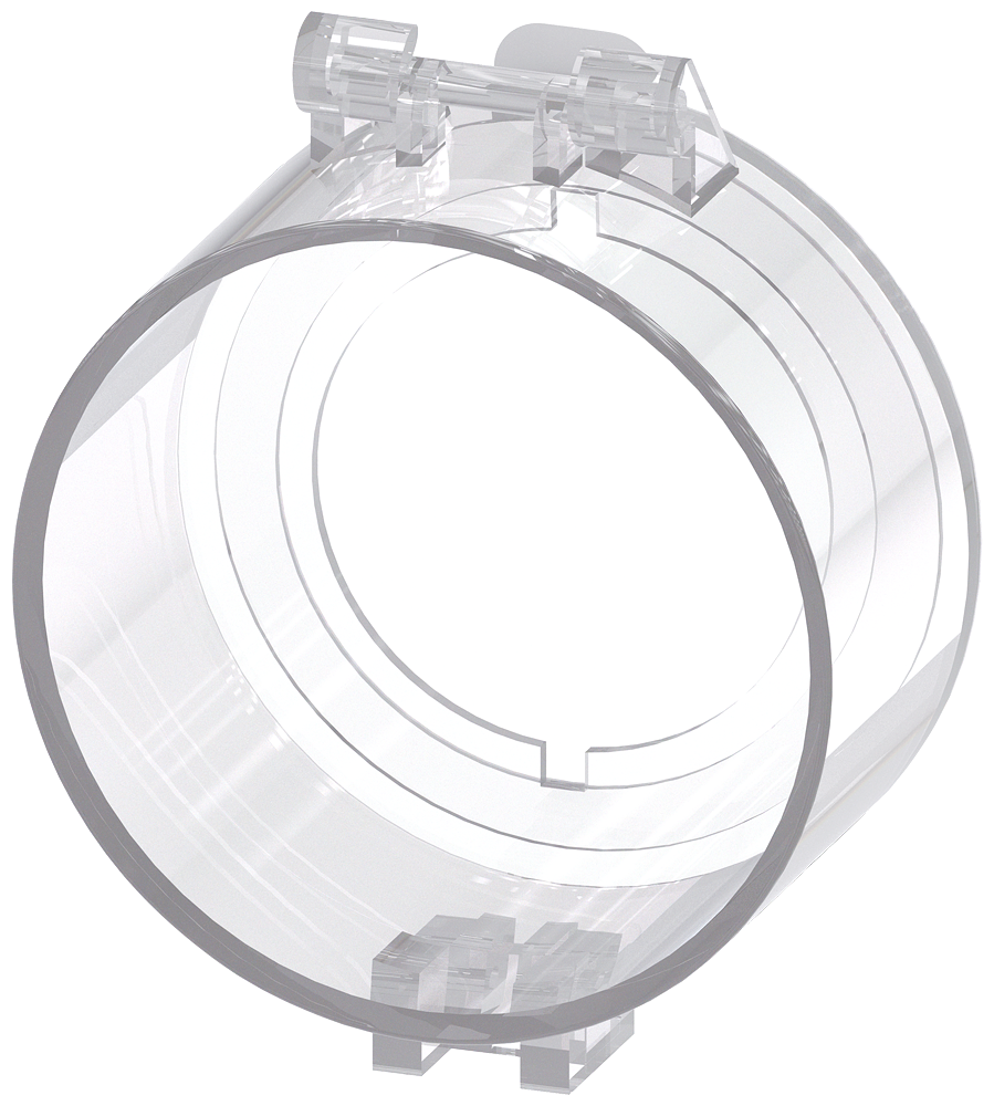 [Imagem do produto CAPA SELADA PARA INTERRUPTOR COM MANÍPULO, CURTO, 30 MM, TRANSPARENTE 3SU19600EY700AA0 SIEMENS]