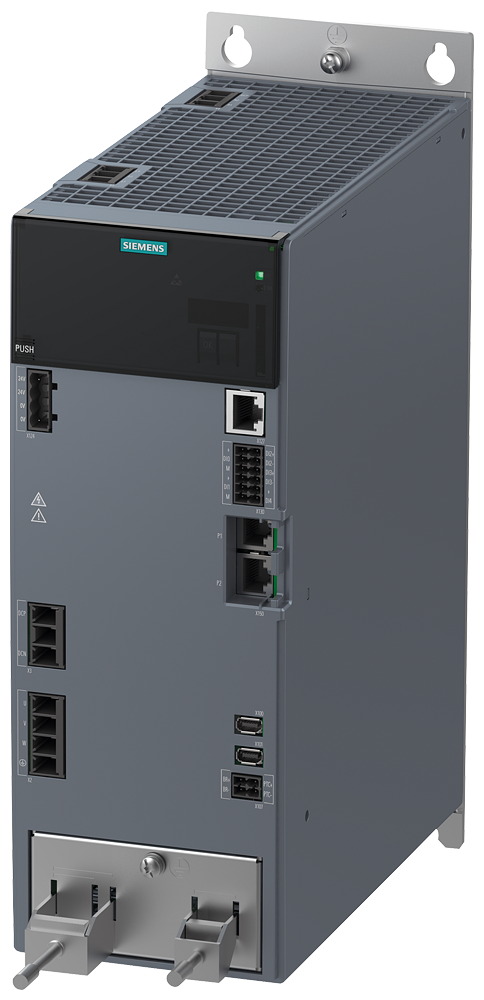 [Imagem do produto SINAMICS S210 3 CA 200-480 V 7,00 KW IP20 / UL OPEN TYPE FSC A 6SL53101BE170DF1 SIEMENS]