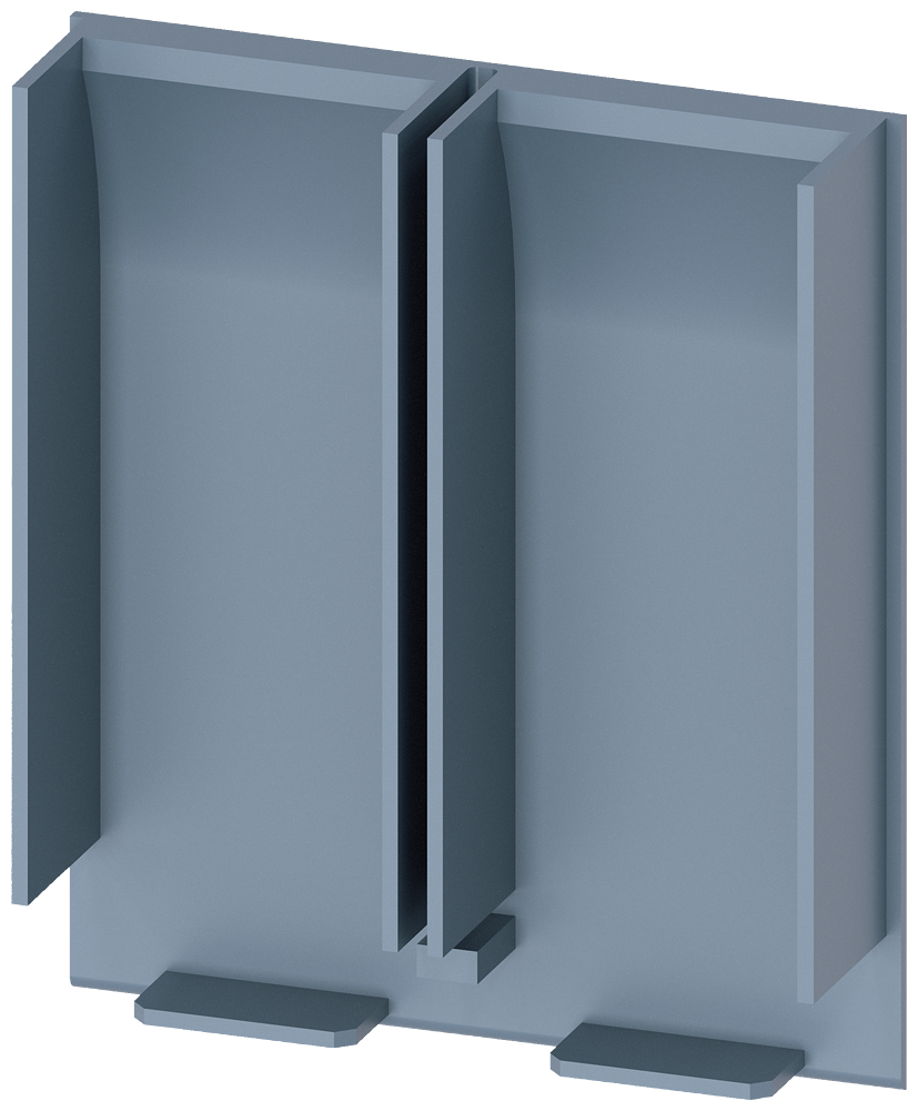 PLACA DE ISOLAMENTO PROLONGADA DE 2 POLOS 1 PEÇA ACESSÓRIO PARA: 3VA4/5 125 3VA91310WJ20 SIEMENS