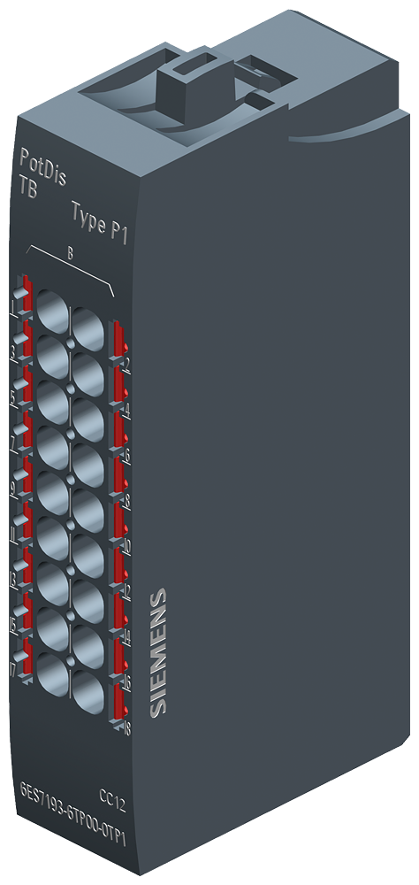 [Imagem ET200SP: DISTRIB POTENCIAL TB-P1-R, PU 1 6ES71936TP000TP1 SIEMENS]