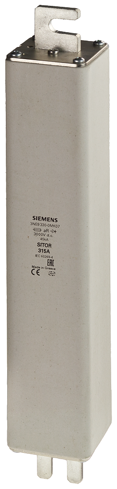 ELEMENTO DE FUSÍVEL SITOR COM CONTATOS DE FACA RANHURADOS NH2 IN: 315 A AR 3NE93300MK07 SIEMENS