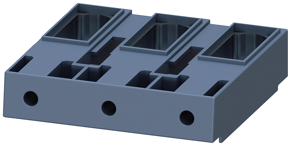 [Imagem BLOCO DE TERMINAIS COM MOLDURA PARA CONTATOR TAM. S6, 3RT1.5 PARA RELÉ DE SOB 3RT19564G SIEMENS]