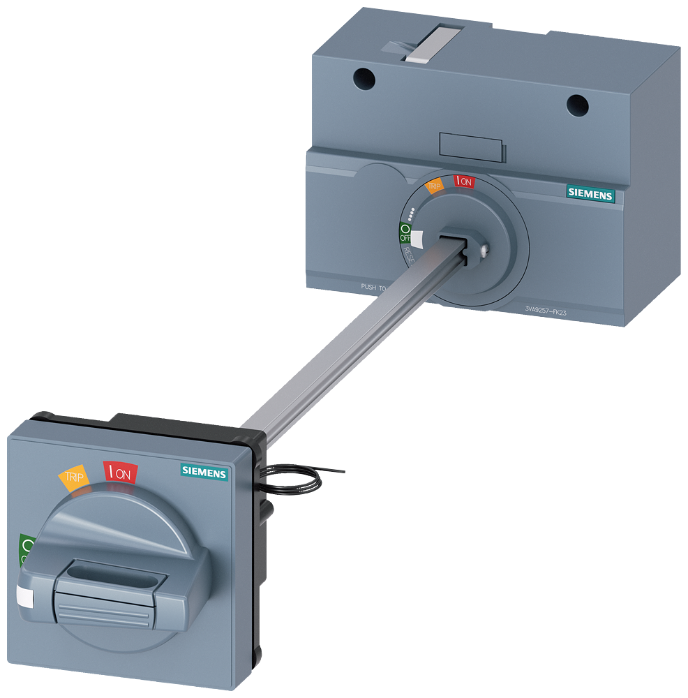 [Imagem ACIONAMENTO GIRATÓRIO DO ACOPLAMENTO DA PORTA PADRÃO IEC IP65 COM TRAVAMENTO  3VA92570FK23 SIEMENS]