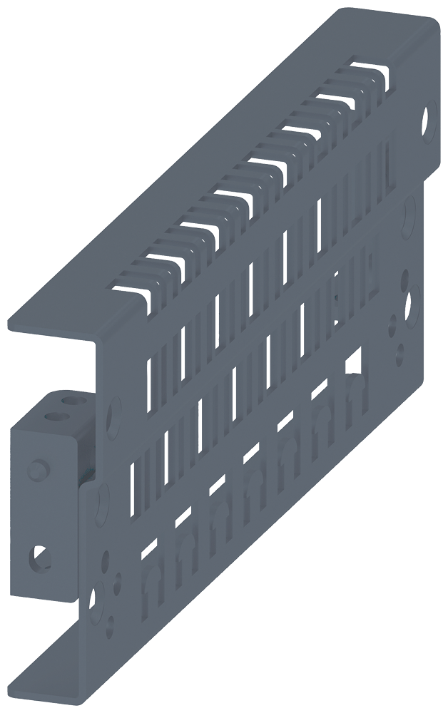 TRILHO PARA MELHORIA DA EMC MONTAGEM À LARGURA DO ARMÁRIO EMC 8MF10402HN SIEMENS