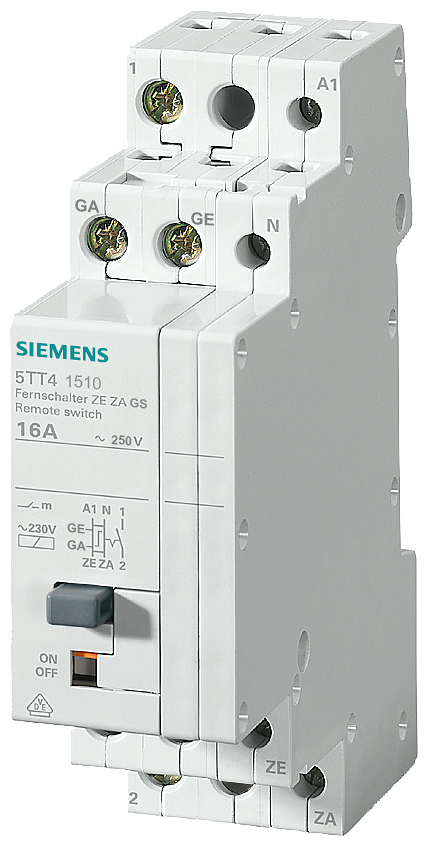 INTERRUPTOR DE CONTROLE REMOTO COM 2 NA COMUTAÇÃO CENTRAL E EM GRUPO CONTATO 5TT41522 SIEMENS