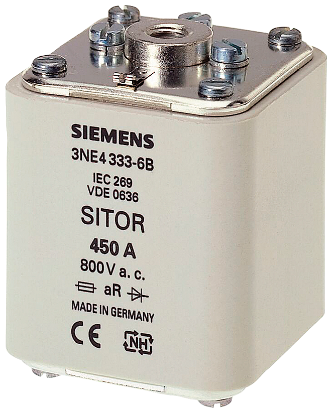 [Imagem do produto FUSÍVEL SITOR ESPEC 315A 800V 3NE43306B SIEMENS]