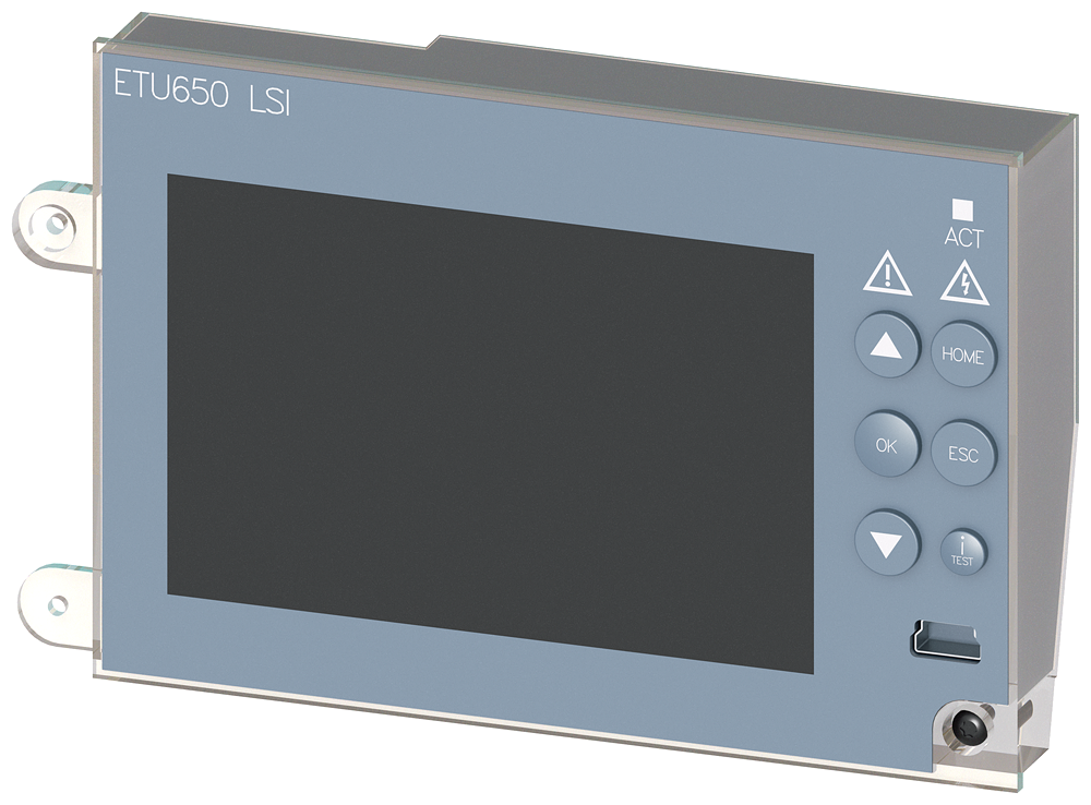[Imagem ETU650 DISPARADOR DE SOBREINTENSIDADE ELETRÔNICO LSI COM TELA 3VW90175AA00 SIEMENS]