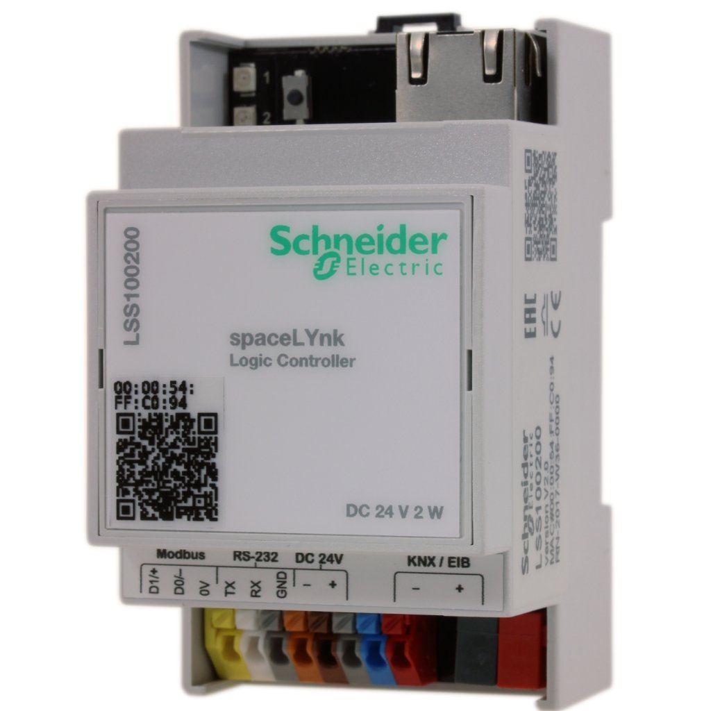 [Imagem do produto MÓDULO CONTROLADOR LÓGICO SPACELYNK KNX 24V SCHNEIDER]
