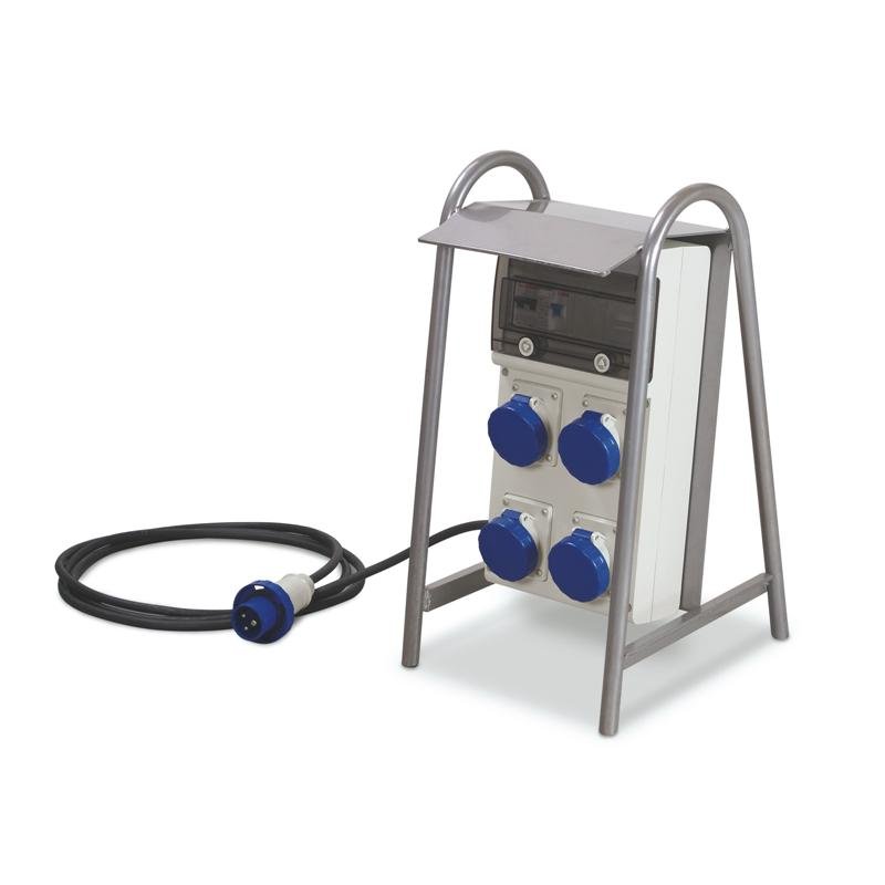 [Imagem do produto PAINEL DE DISTRIBUIÇÃO BLOCK4 COM SUPORTE IP44 630.4106-008 SCAME]