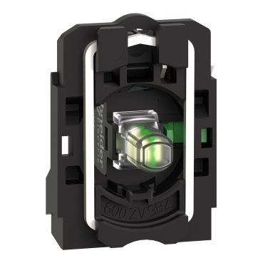 [Imagem CORPO PARA BOTÃO LUMINOSO MODULAR PLÁSTICO COM LED INTEGRAL BRANCO NA 24VCA/CC ZB5AW0B11 SCHNEIDER]