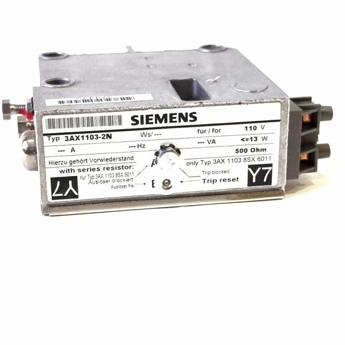 [Imagem BOBINA DE MÍNIMA 125VCC 3AX1103-2N SIEMENS]