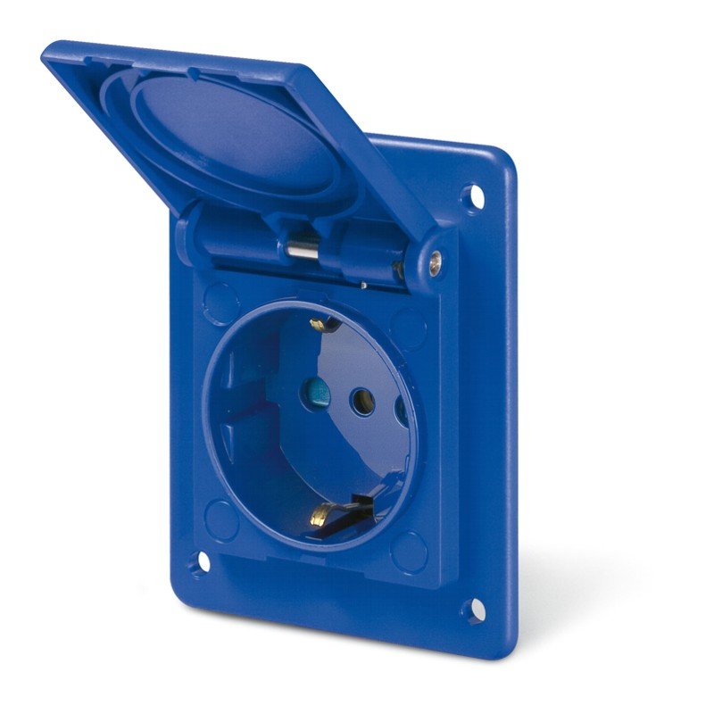 [Imagem do produto TOMADA DE EMBUTIR (FLANGE 70X87) 570.4081 SCAME]