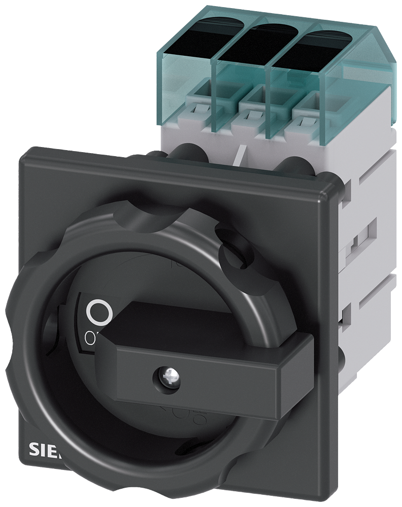 [Imagem do produto SECCIONADOR DE CORTE EM CARGA 3LD3, IU 32 A CHAVE PRINCIPAL DE 3 POLOS 3LD32540TK51 SIEMENS]