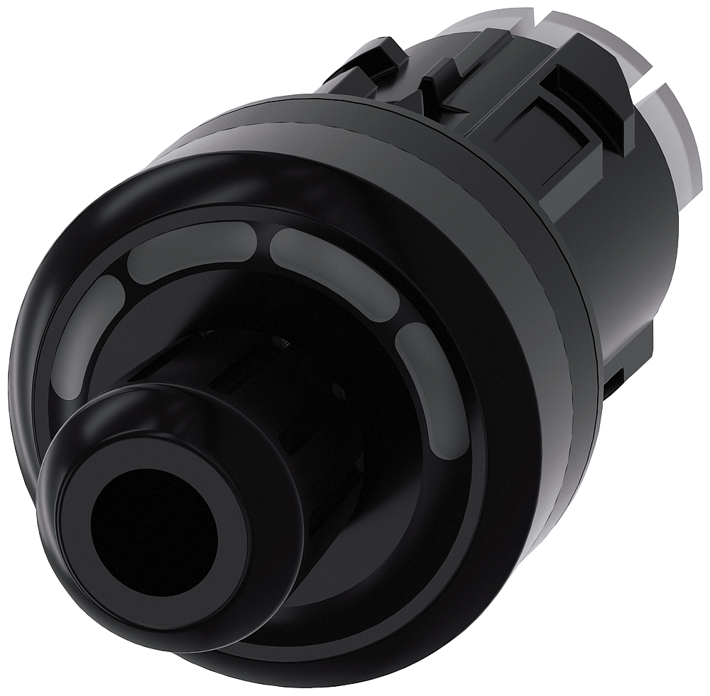 [Imagem do produto INTERRUPTOR DE CHAVE ID, 22MM, REDONDO, PLÁSTICO, PRETO, RFID, ÂNGULO DE COMU 3SU10004WS100AA0 SIEMENS]