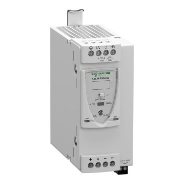 [Imagem FONTE DE ALIMENTAÇÃO CHAVEADA BIF 120W E-100/500VCA S-24VCC ABL8RPS24050 SCHNEIDER]
