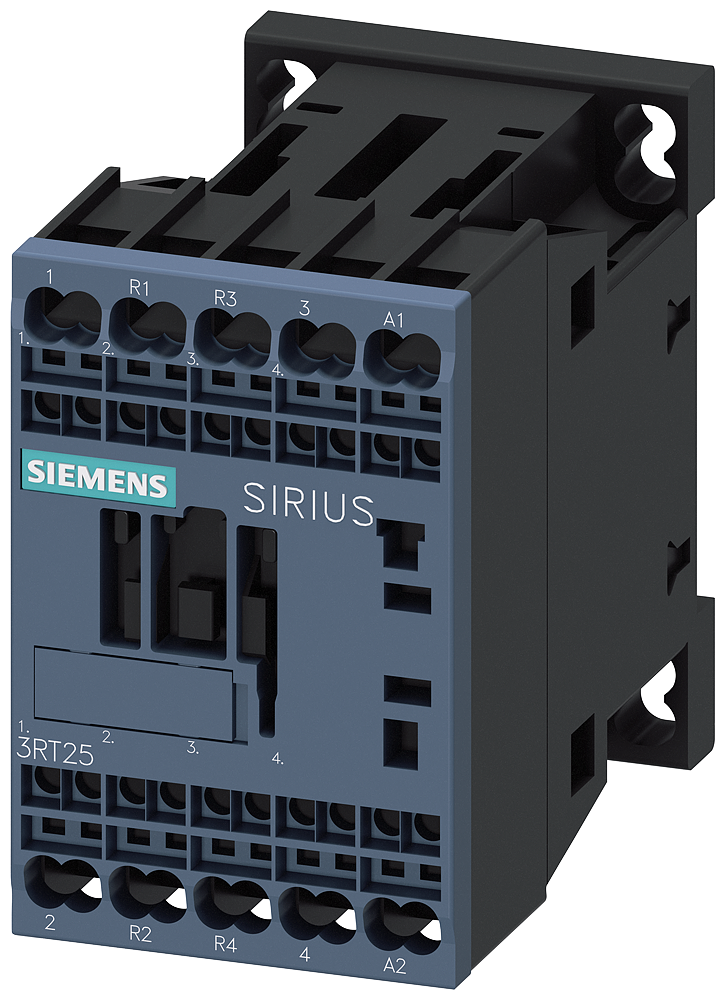 CONTATOR AC-3 12A/5,5KW/400V 2NA+2NF CC 220V/50HZ 240V/60HZ DE 4 POLOS, 3RT25172AP60 SIEMENS