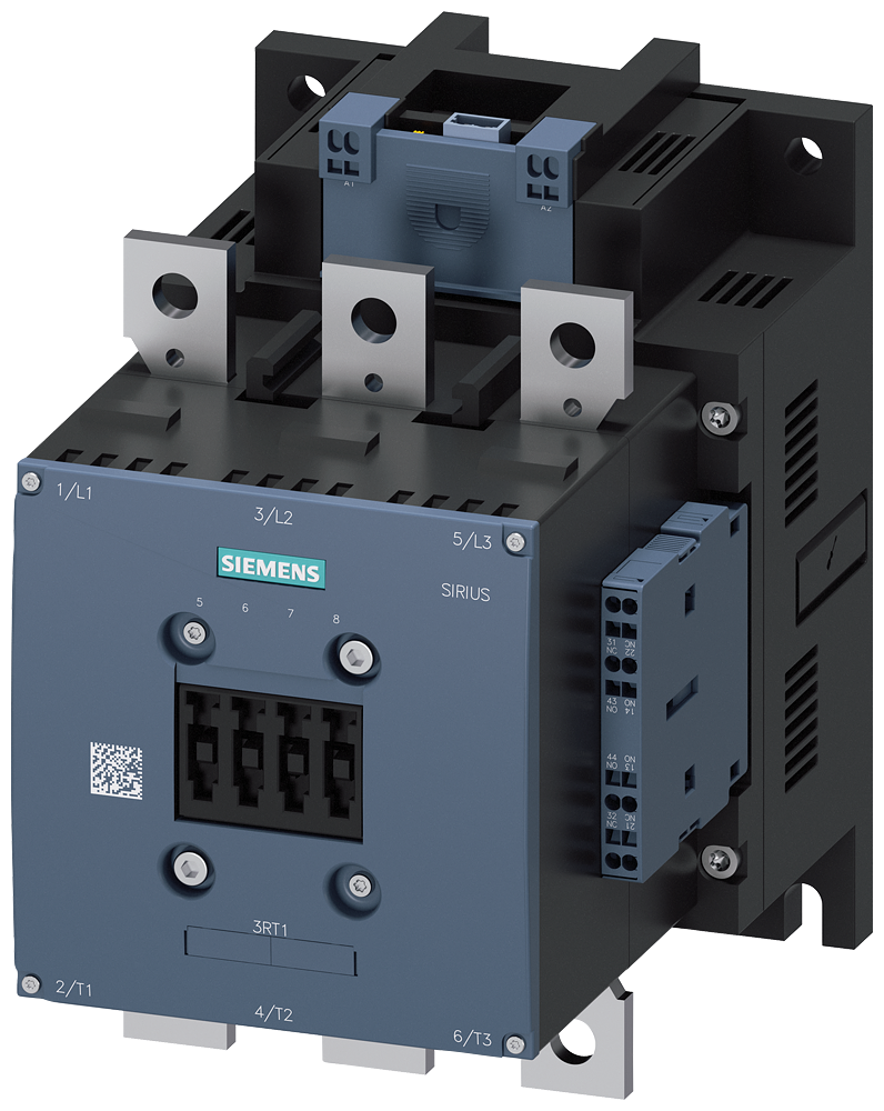 CONTATOR AC-3E 110KW/400V CC 24V 0,7-1,25*US 2NA+2NF DE 3 POLOS 3RT10642XB460LA2 SIEMENS